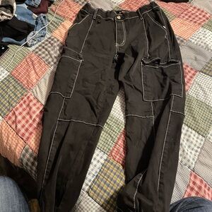 Black Cargo Pants